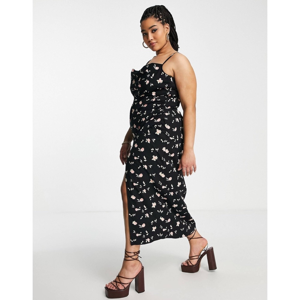 ASOS Curve cowel neck midi dress size 18